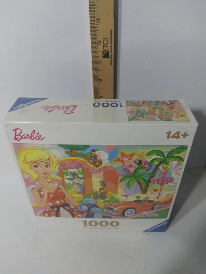 Ravensburger 1000pc Barbie Vintage Barbie 2021 jigsaw puzzle HTF