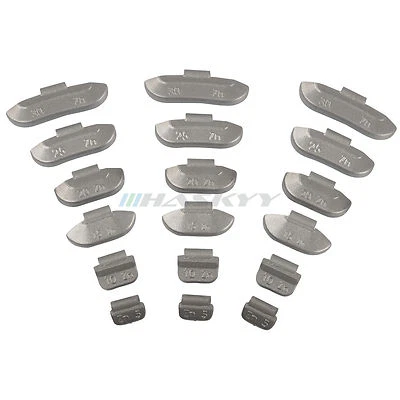 HASKYY® 600x Schlaggewichte Sortiment Stahlfelgen 5g 10g 15g 20g 25g 30g je 100