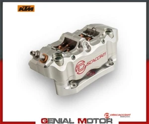 Radial 4 Piston Caliper DISCACCIATI Wheelbase 108 mm KTM 390 Anodized SILVER - Picture 1 of 2