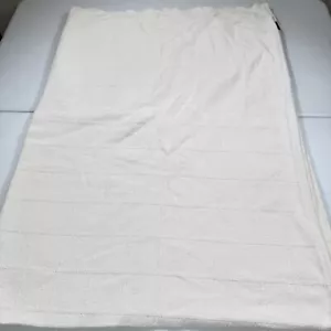 lauren ralph lauren thermal blanket white cotton usa modern traditional - Picture 1 of 13