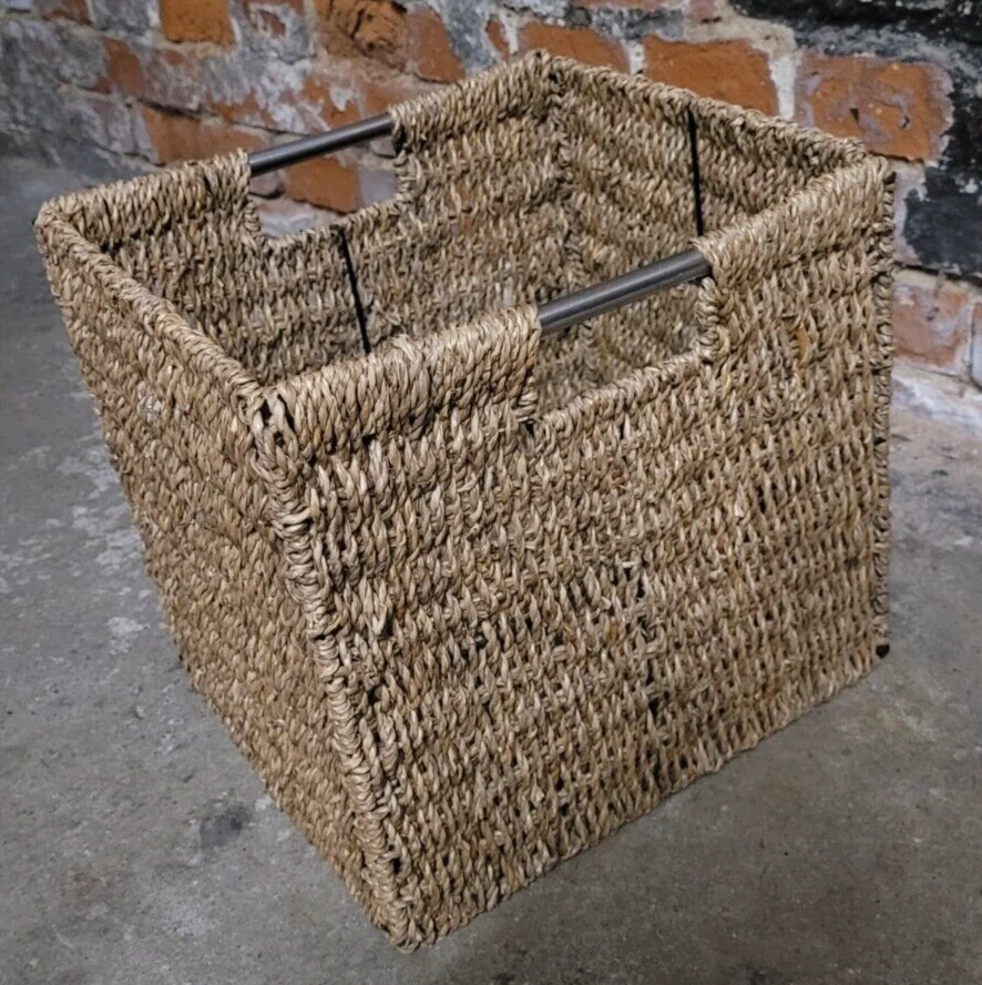 Aufbewahrungsbox Korbgeflecht M: ca. 32 x 29 x 31 cm z.B. für IKEA Kallax Regal - Bild 1 von 1