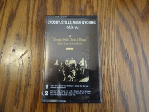 Crosby, Stills, Nash & Young DEJA VU Cassette Tape 1970 - LIKE NEW RARE - Picture 1 of 1