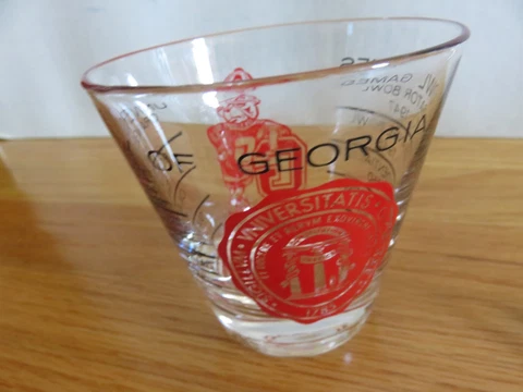 1960 UNIVERSITY OF GEORGIA 1941 1950 1959 Orange 1942 Rose 1946 Sugar BOWL Glass Cover