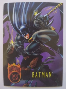 BATMAN 1996 DC Comics Fire Power Fleer Skybox - Embossed Card - Oracle Database - Picture 1 of 2
