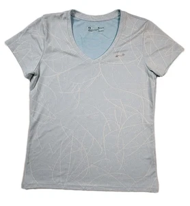 Under Armour Heatgear Shirt Damen Größe M Loose Fit V-Ausschnitt Kurzarm - Bild 1 von 7