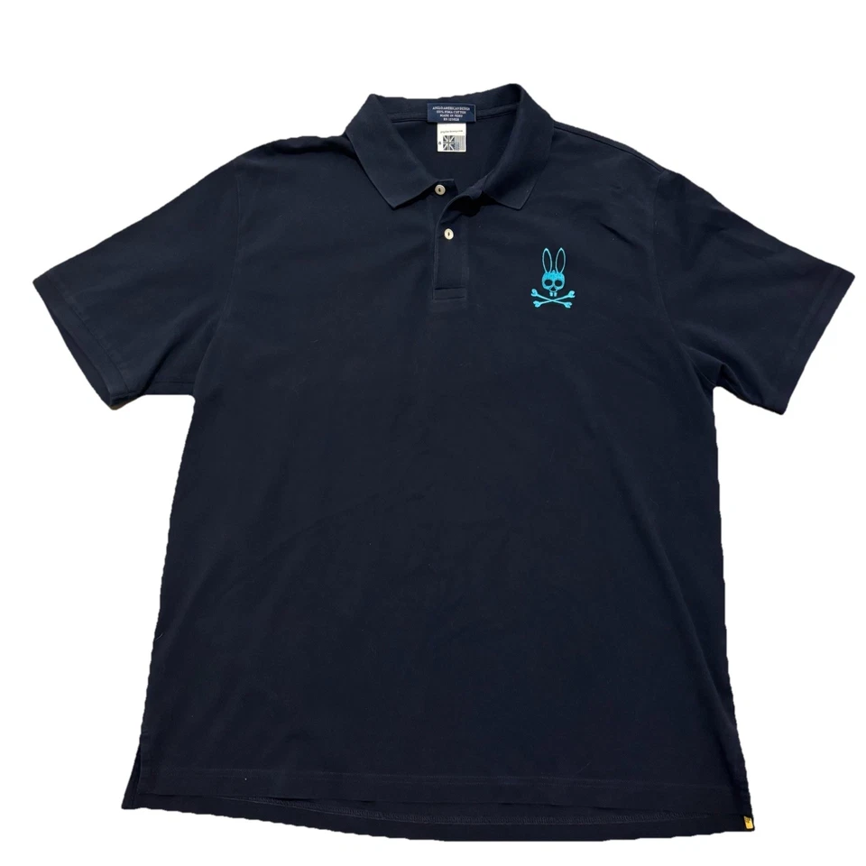 Polo Psycho Bunny Talla 8 100% Algodón Pima Por Robert Godley Diseño Angloamericano Foto 1 de 4