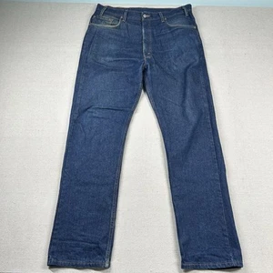 Pantalones de mezclilla vintage Levis 505 para hombre 38x32 (se adapta a 36x33) ajuste regular pierna recta años 90 Y2K - Imagen 1 de 9
