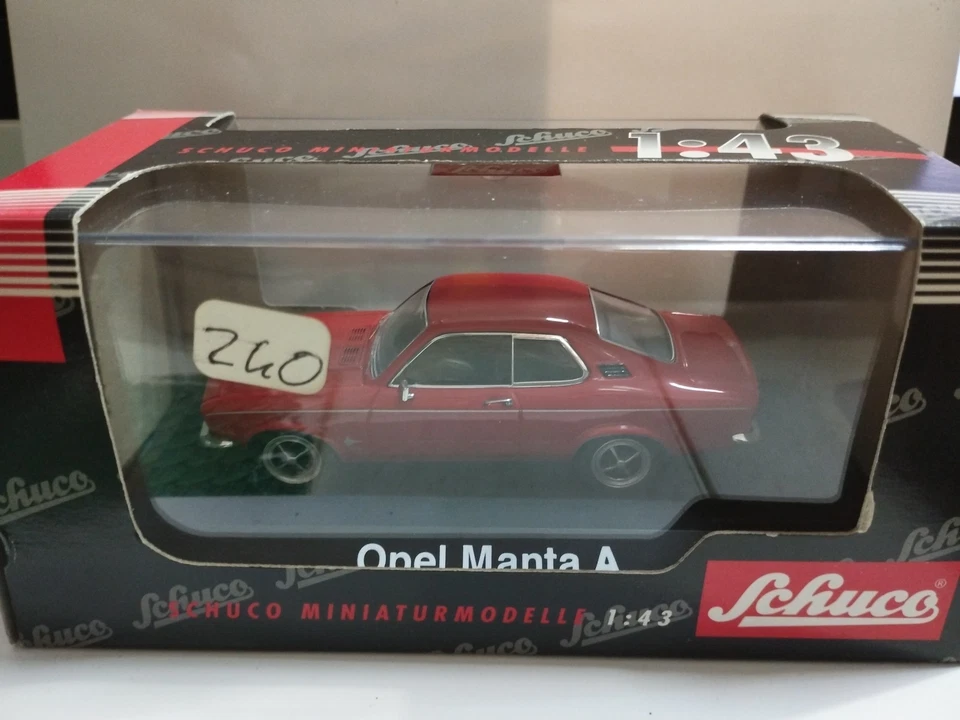 Schuco 02522 Opel Manta A Rossa Scala 1/43 - Immagine 1 di 1