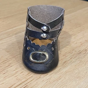 Vintage IMSCO Leder Puppenschuh schwarz Mary Jane Single 2 "passt 8" Puppe - Bild 1 von 8