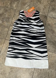 NWT Gymboree girls zebra print sleeveless summer dress size 8 - Picture 1 of 1