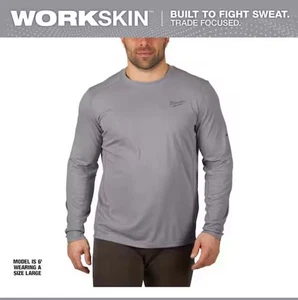 Herren Arbeit Haut Extra Groß Grau Leicht Performance Lang Artikel-1000 - Bild 1 von 11