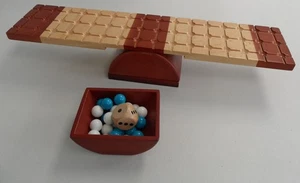 The Brain Store ROCK ME ARCHIMEDES Strategisches Brettspiel aus Holz Murmeln 47303 EUC - Bild 1 von 4