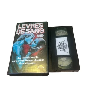 Lips of Blood aka Levres De Sang French PAL VHS Video Pre Cert - Picture 1 of 3