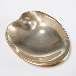 Elsa Peretti Tiffany Sterling Silver Heart Leaf Shaped Vintage Trinket Dish - Picture 1 of 5
