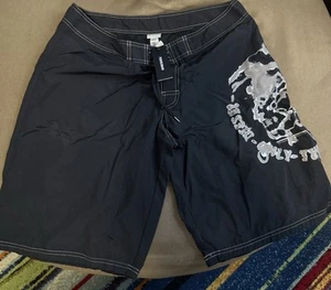 🔥 Men’s Diesel Swim Trunks Shorts Black - BNWT XXL RARE VINTAGE - Picture 1 of 9