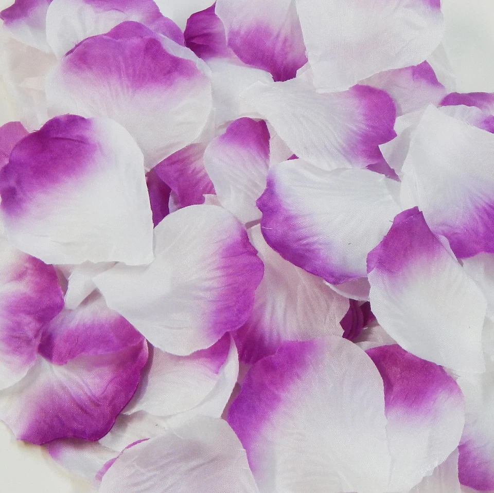Silk Rose Petals Wedding Flower Bridal Decoration Party 40 Color Choose Quantity - Image 1 of 1