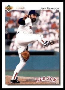 Upper Deck #501 1992 Jeff Reardon - Imagen 1 de 4
