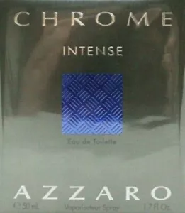 AZZARO CHROME INTENSE EAU DE TOILETTE SPRAY FOR MEN 1.7 Oz / 50 ml BRAND NEW!!! - Picture 1 of 4