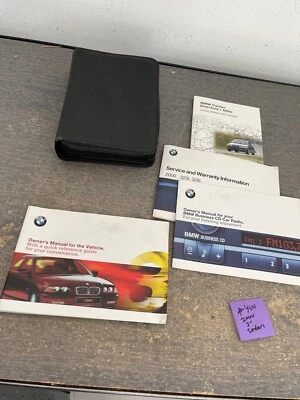 2000 BMW E46 Sedan 323i 328i Owners Manual Books    #400 - Image 1 of 4