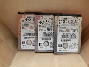 (3) HGST Z5K500 HTS545050A7E362 500GB 2.5" SATA II Hard Drive 0J38755 655-1730D - Picture 1 of 3