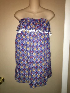 MILLY GABANA MULTICOLOR LADIES COTTON TOP SIZE S NEW $265. - Picture 1 of 7