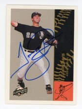 SIGNED BASEBALL CARD AUTO BALTIMORE ORIOLES TOMMY DAVIS FLEER EXCEL 1994 - 95