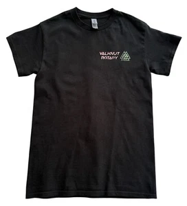 Gildan Valknut Rotary Men Short Sleeve Black Cotton Size Small - Picture 1 of 7