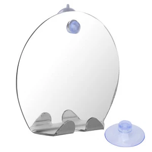 Fogless Shower Mirror Anti Fog Wall Hanging Shaving Mirror With Suction TPA - Picture 1 of 22