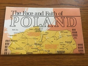 National Geographic Map - The Face and Faith of Poland - 1982 - Vintage - Picture 1 of 3