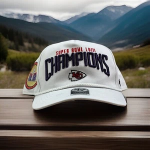 NEW Kansas City Chiefs 47 Super Bowl LVIII 2024 Champions Hitch Adjustable Hat - Picture 1 of 8