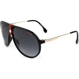 Carrera Unisex 63mm Black Gold Sunglasses CA1034-S-Y11-9O - Picture 1 of 3