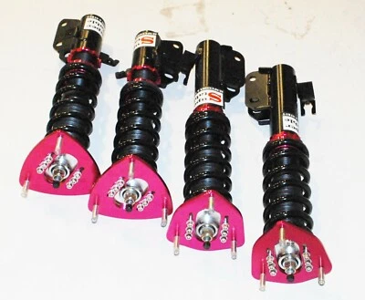 ADJ Coilover Susension RED fit 2002-2005 Subaru Impreza WRX Wagon Sedan 4D 2.0L - Изображение 1 из 4