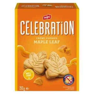 CELEBRACIÓN HOJA DE ARCE CREMA GALLETAS HECHAS CON JARABE DE ARCE 350g SIN MANÍ - Imagen 1 de 1