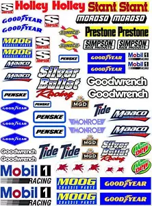 Gang 2 - R/C MODEL Decal Sticker SHEET 1/12 - 1/10 - DIE CUT SHAPES -Nascar - Picture 1 of 2
