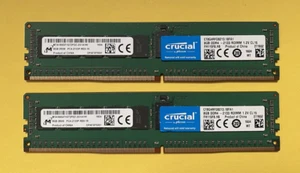 16GB (2 x 8GB) DDR4 2133MHz REG CRUCIAL CT8G4RFD8213.18FA1 Server Memory - Picture 1 of 2