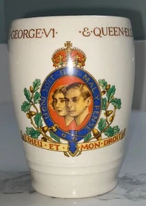 1937 King George VI & Queen Elizabeth Coronation Beaker - Picture 1 of 11