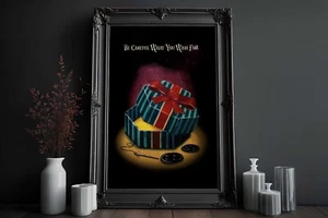 Gothic Print , Gothic Coraline Print , Picture ,Home Decor, Gothic Picture, - Picture 1 of 1