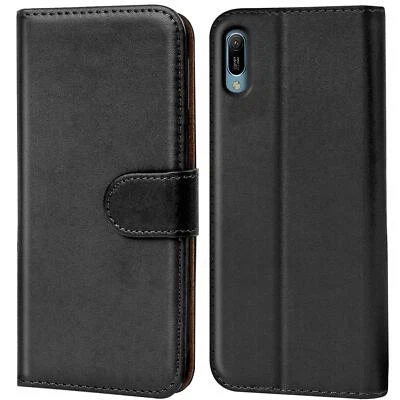 Schutz Hülle Für Huawei Y6 2019 Handy Klapp Schutz Tasche Book Slim Flip Case