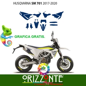 Kit adesivi grafica personalizzata per MOTO HUSQVARNA 701 2017-2020 Decalcomanie - Foto 1 di 1