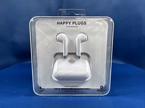 Happy Plugs Air 1 Wireless In-Ear Headphones White, - Picture 1 of 4