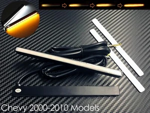 Dynamic Sequential Wht/Amber LED DRL Daytime Running Lights Signal for Chevy 10 - Picture 1 of 4