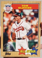 TOM GLAVINE 2017 Topps 1987 30th ANNIVERSARY 5X7 SP JUMBO CARD #/49 BRAVES
