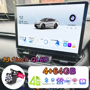 13.1'' QLED Screen DSP 4G Carplay Car Stereo Radio For Toyota RAV4 XA50 2018~20 - Foto 1 di 21