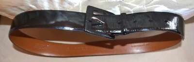 Lauren Ralph Lauren Women's Patent Leather Wide Belt Black Size M/34" - Image 1 of 4