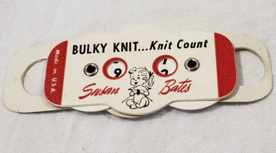 Vintage Susan Bates BULKY KNIT COUNT Row Counter Knitting Notion- preowned - Image 1 of 4
