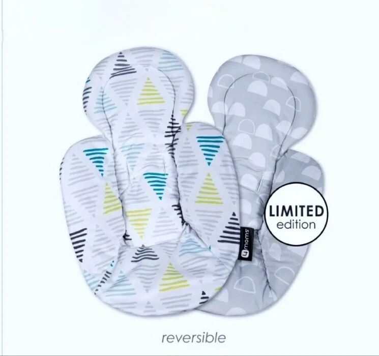 4moms Mamaroo Reversible Recién Nacido Inserto Triángulo/Gris 4 mamás mamá habitación Foto 1 de 4