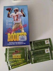 1994 Signatue Rookies Football Packs - Autograph in Every Pack! - Picture 1 of 4