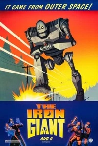 Vin Diesel IRON GIANT Brad Bird original 27x40 DS movie poster 1999 - Picture 1 of 1