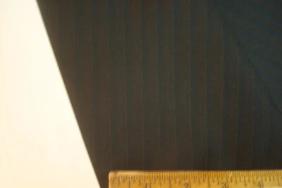 5.63 yds UK Wool 140s Flannel Fabric Jacket Suiting 8.5 oz Brown Stripe 203" BTP - Image 1 of 4