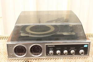 ~~ VINTAGE PANASONIC SD-215 STEREO RECORD PLAYER AM/FM MODEL 60 JAPAN WITH TOP~~ - Picture 1 of 10